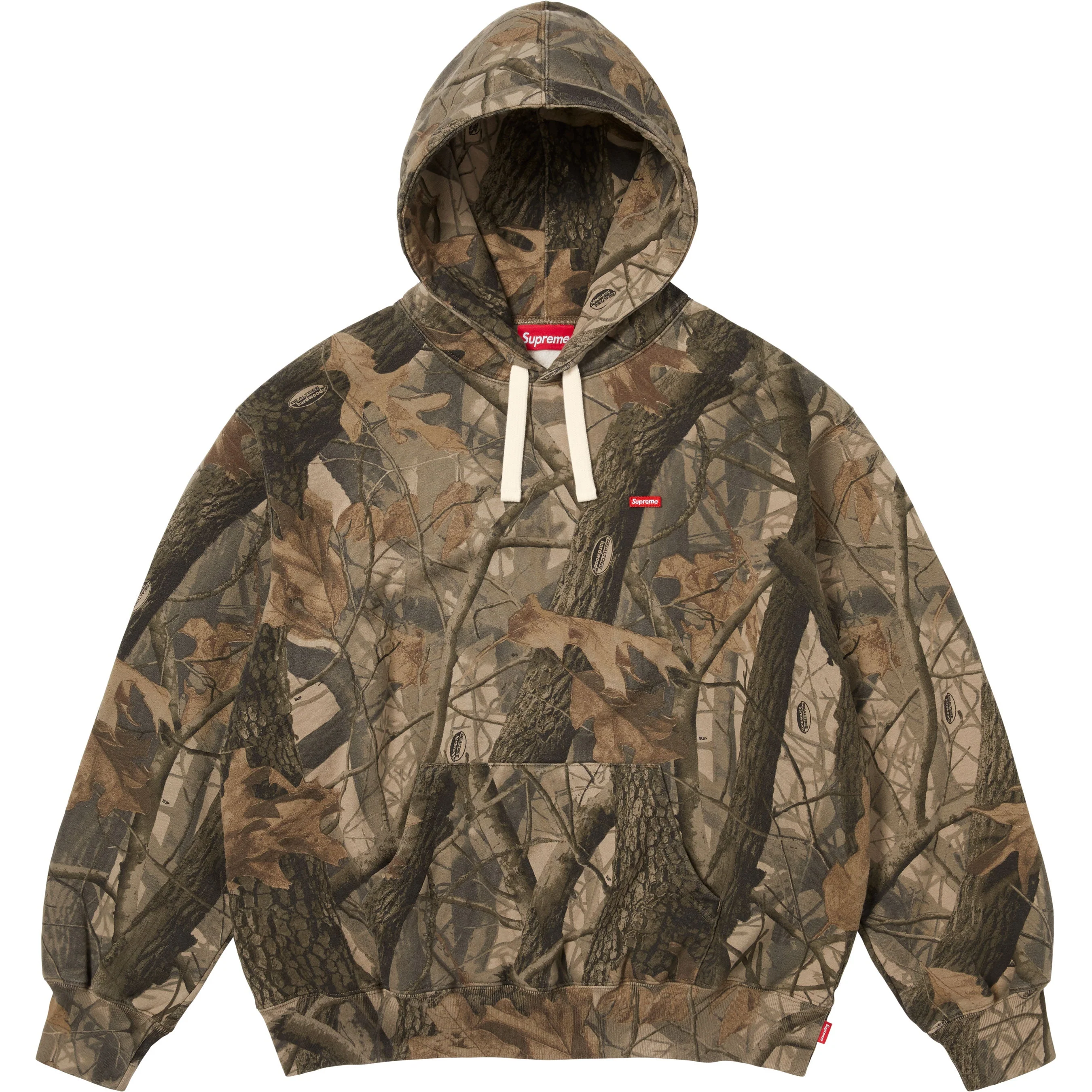 Small Box Drawcord Hooded Sweatshirt view 6